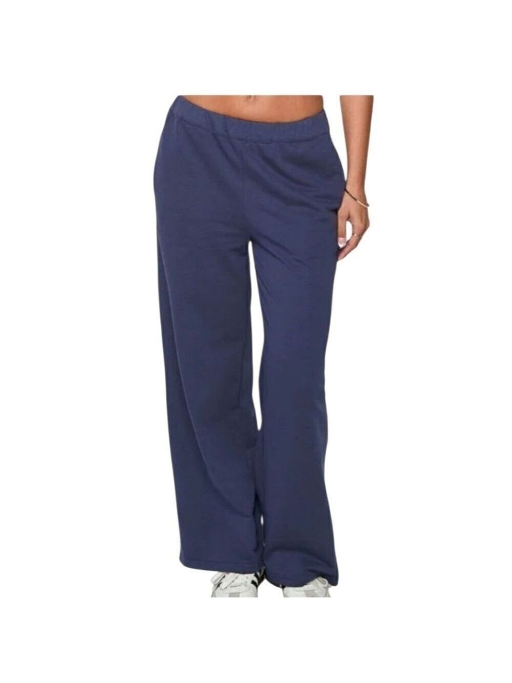 723 NWT Beginning Boutique Dania Navy Track Pants Size 6